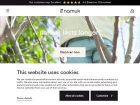 namuk.com homepage screenshot