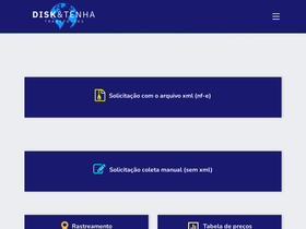 'disktenha.com.br' screenshot