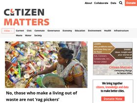 'citizenmatters.in' screenshot