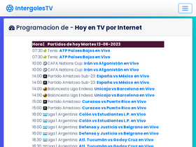 'intergolestv.tv' screenshot