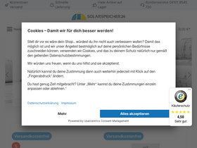 'solarspeicher24.de' screenshot