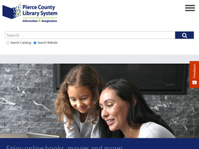 'piercecountylibrary.org' screenshot