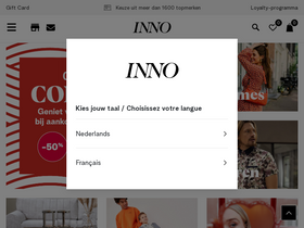 'inno.be' screenshot