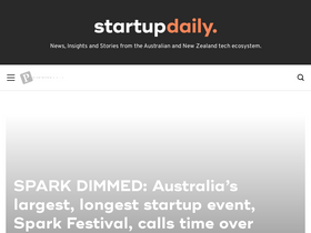 'startupdaily.net' screenshot
