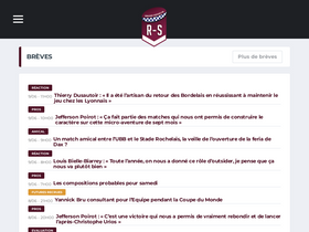 'rugby-scapulaire.com' screenshot