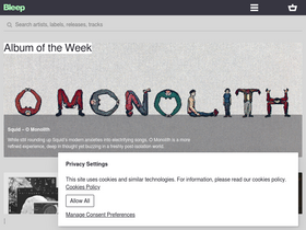 'bleep.com' screenshot