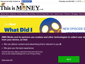 'thisismoney.co.uk' screenshot