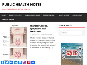 'publichealthnotes.com' screenshot