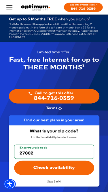 optimuminternetservice.com