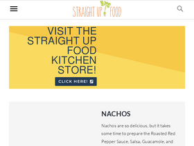 'straightupfood.com' screenshot