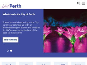 'visitperth.com' screenshot