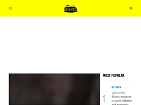 'occupydemocrats.com' screenshot