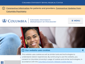 'columbiapsychiatry.org' screenshot