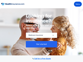 'healthinsurance.com' screenshot