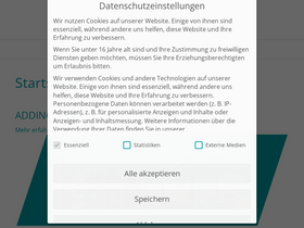 'addinol.de' screenshot