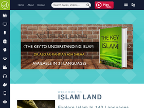 'islamland.com' screenshot