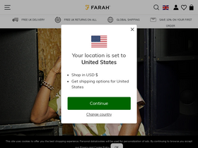 'farah.co.uk' screenshot