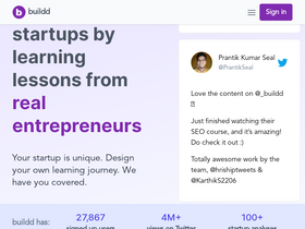 'buildd.co' screenshot