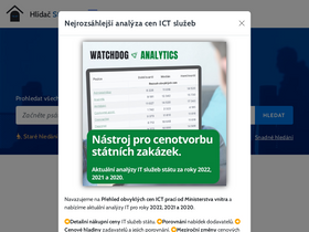 'hlidacstatu.cz' screenshot