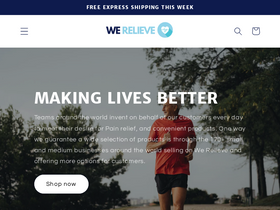 trywerelieve.com website screenshot