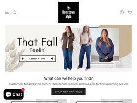 hometownstyle.ca homepage screenshot