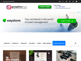 'graphicsegg.com' screenshot