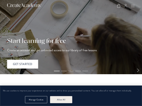 'createacademy.com' screenshot