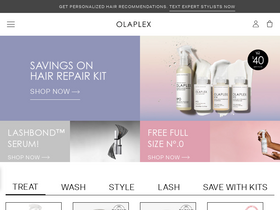 'olaplex.com' screenshot
