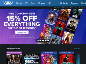 'vudu.com' screenshot