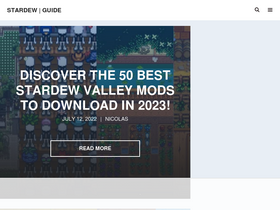 'stardewguide.com' screenshot