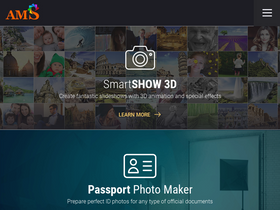 'ams-photo-software.com' screenshot