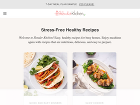 'slenderkitchen.com' screenshot