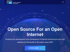 'isc.org' screenshot