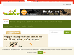 'zelenisvet.com' screenshot