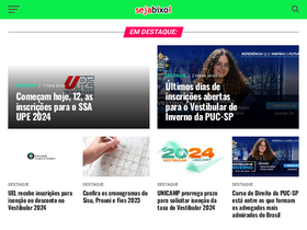 'sejabixo.com.br' screenshot