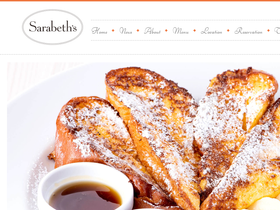 'sarabethsrestaurants.jp' screenshot