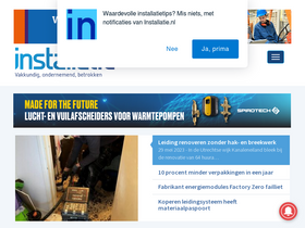 'installatie.nl' screenshot