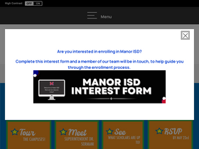 'manorisd.net' screenshot