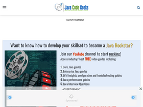 'javacodegeeks.com' screenshot