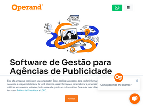 'operand.com.br' screenshot