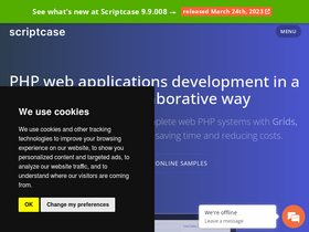 'scriptcase.net' screenshot