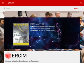 'ercim.eu' screenshot