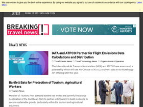 'breakingtravelnews.com' screenshot
