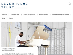 'leverhulme.ac.uk' screenshot