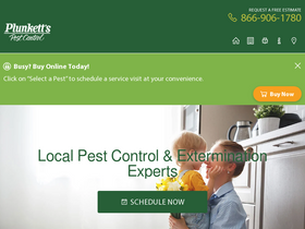 'plunketts.net' screenshot