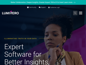 'lumivero.com' screenshot