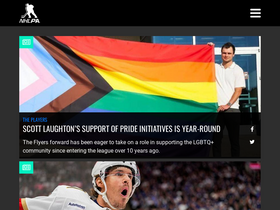 'nhlpa.com' screenshot