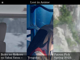 'lostinanime.com' screenshot