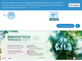 'sbpt.org.br' screenshot