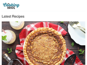 'cookingbride.com' screenshot